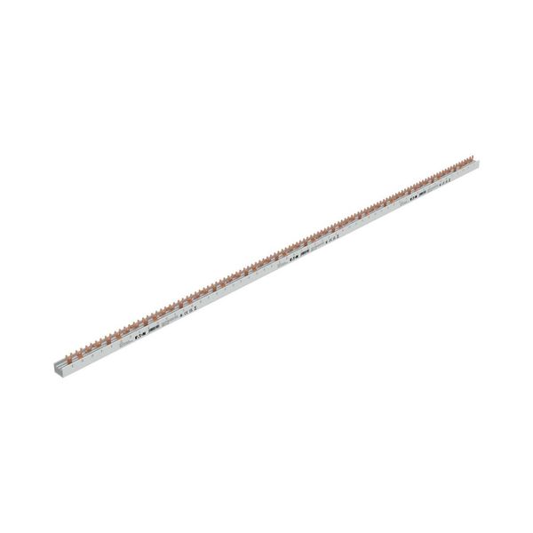 GVK busbar fork, 3-phase, L1 - L2 - L3, shortenable version, end caps not included, 1 meter, 16 mm² image 10