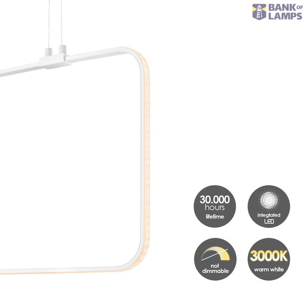 LED quad pendant lamp ↔ 35 cm white image 6