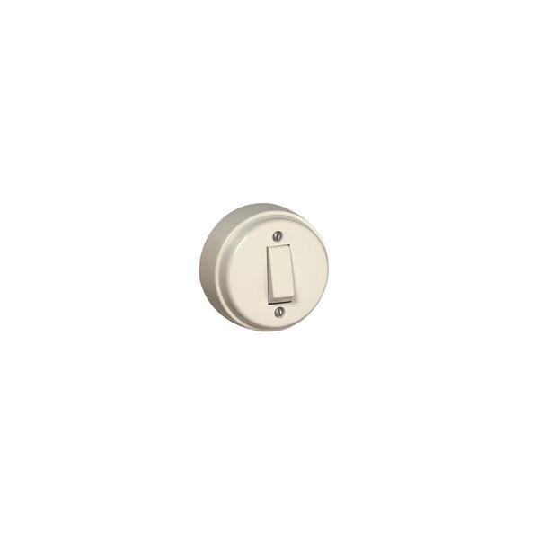 TWO-POLE SWITCH IVORY image 1