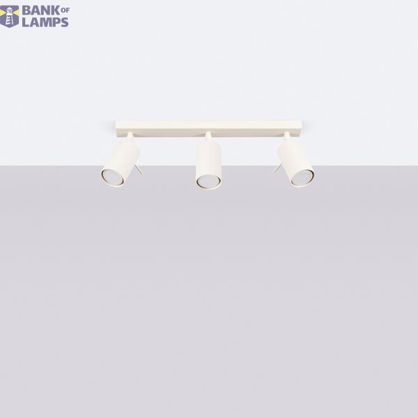 CEILING LAMP RING 3L BEIGE 3XGU10 image 3