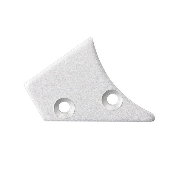 End cap without hole for NK, silver color, 1pc image 1