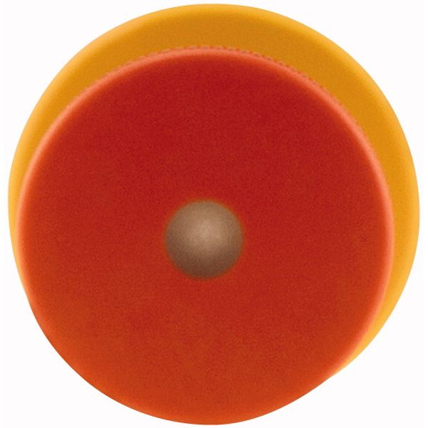 M22-PVL30 Emergency stop/emergency switching off pushbutton, RMQ-Titan, Mushroom-shaped, 30 mm, Illuminated with LED element, Pull-to-release function, Red, yel image 1