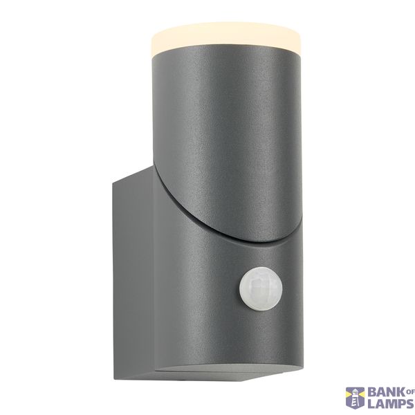 Evo LED Round Up PIR 8W 400lm 3000K IP54 anthracite image 1