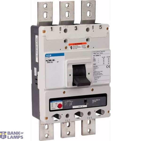 NZMLW-A800 Eaton Moeller series NZM molded case circuit breaker thermo-magnetic image 1