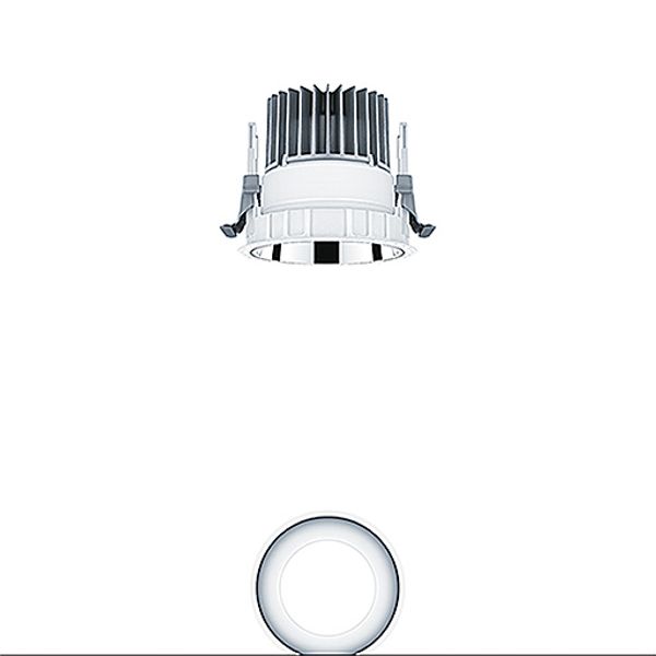 P-INF R100L 1000-927-65 LDO AL TL - LED ceiling-recessed luminaire image 1