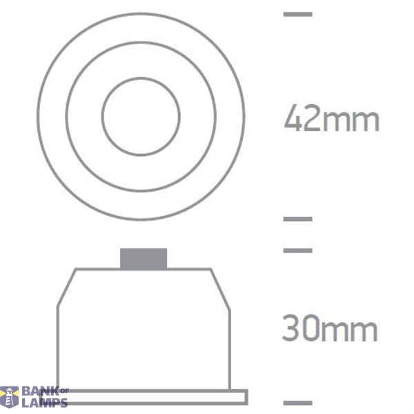 ALUMINIUM COB LED WW 1w/2w 350mA/700mA image 3