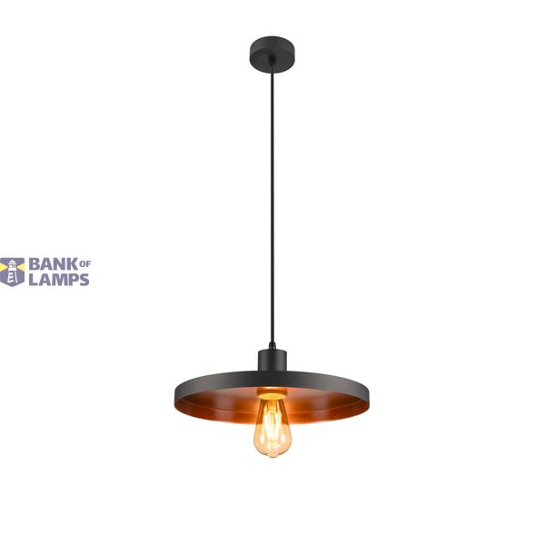 LALU© SET, pendant light, E27 Base, PLATE 33, 1xmax.7.5W, bl image 1