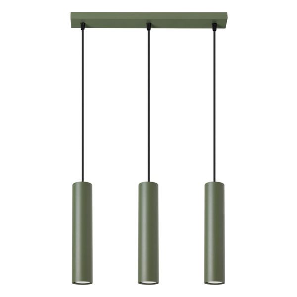 LAGOS HANGING LAMP 3L OLIVE GREEN 3XGU10 image 1