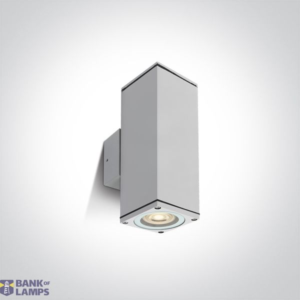 WHITE WALL 2xGU10 10W IP54 100-240V image 1