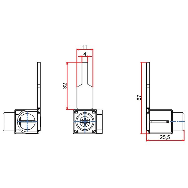 Connection Terminal, Pin, cross-wise, 6-50mmý, Long image 2