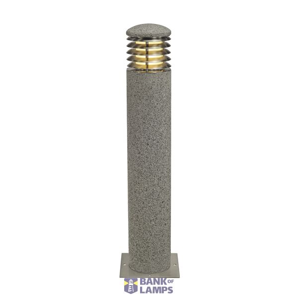 ARROCK GRANITE 70 ROUND bollard light, granite, E27, max. 15W, IP44 image 1