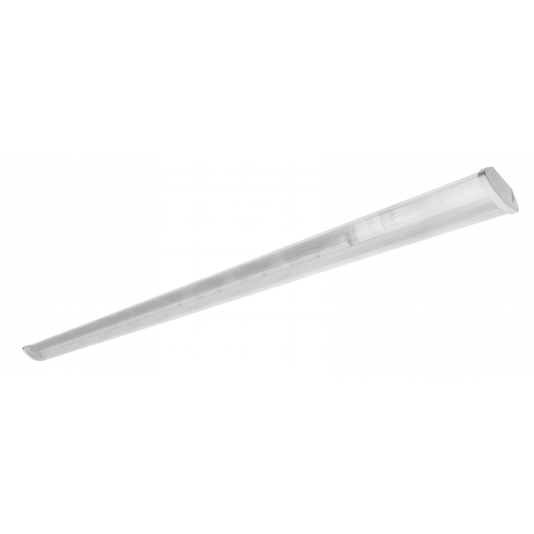 Luminaire Zefir 258, for T8 LED single-sided power supply, G13, AC220-240V, IP40, ABS/PC, (transparent diffuser) image 1