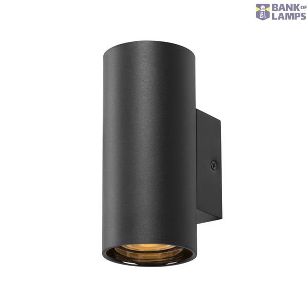 ASTO TUBE, wall-mounted light, cylindrical, GU10, 1x max. 10 W, black image 1