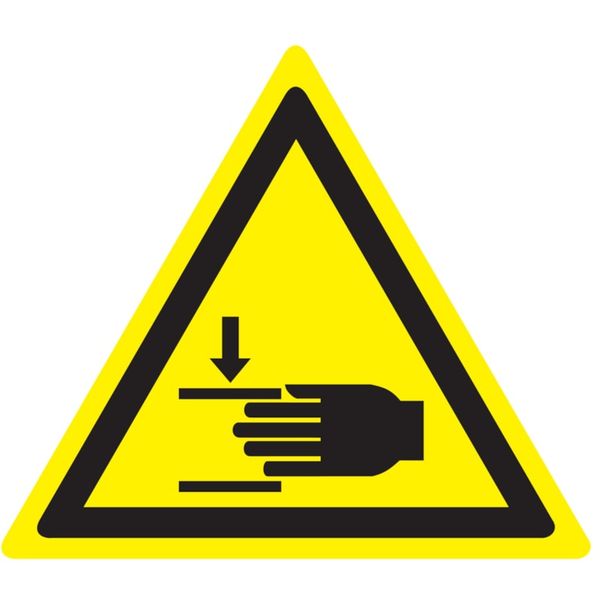 Triangular danger sign - Side: 140 mm image 1