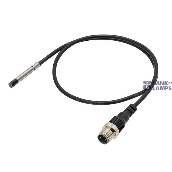 Proximity sensor, inductive, Dia 4mm, Non-Shielded, 3mm, DC, 3-wire, Pig-Tail, PNP NC E2E 8115M image 1