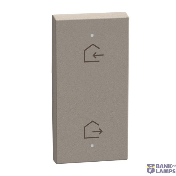 LIGHT NOW KEY COVER HOME-AWAY 1 MODULE STONE image 1