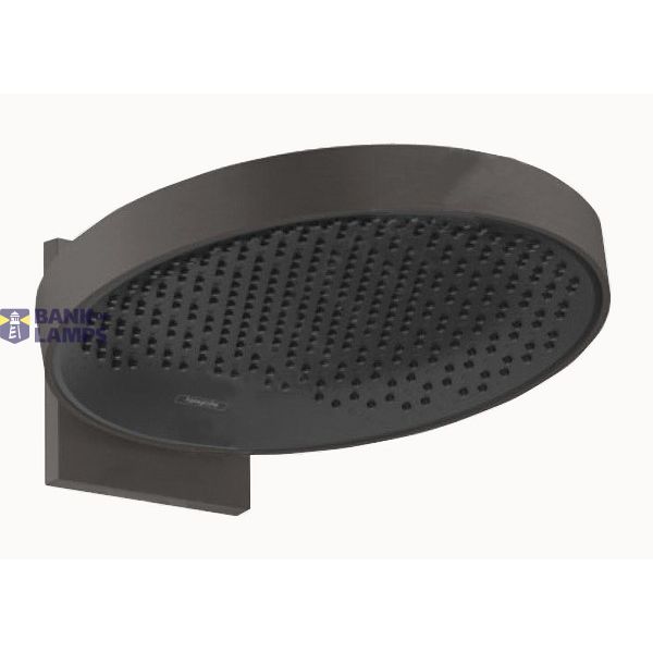 Rainfinity 360 1jet overhead shower, wall-mounted, matt black image 1