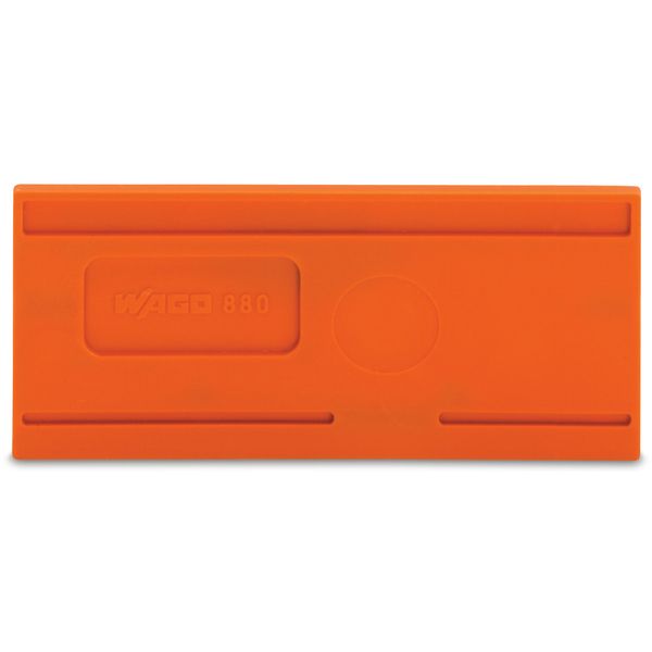 Separator plate 2 mm thick oversized orange image 1