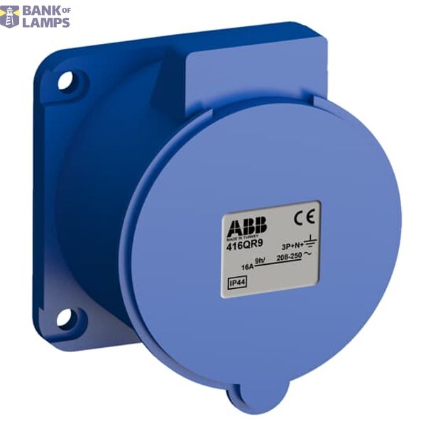 416QR9 Panel mounted socket image 1