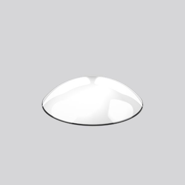 Replacement glass, moulded glass D 370 H 108 colour: white image 2