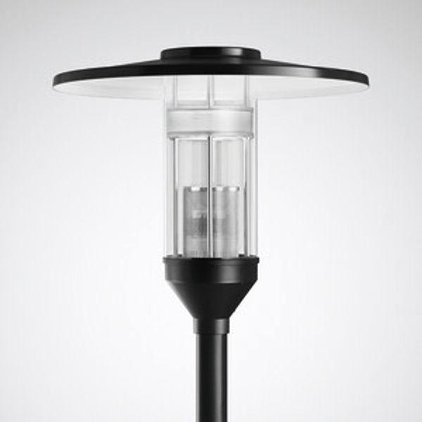 Post-top luminaires 981 CLO (normal) Reflector Black ET 25W 1500lm asymmetric wide (AB) IP23 IK04 3 SDCM image 1