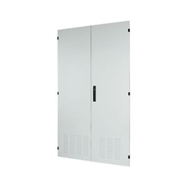 XTSZDSKV4S-H2000W1100 Section wide door, ventilated, HxW=2000x1100mm, double-winged, IP42, grey image 4