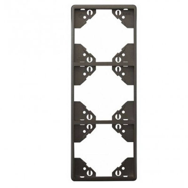 TRIPLE VERTICAL FRAME GRAPHITE image 1