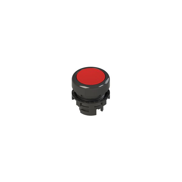 Spring-return red flush pushbutton image 1
