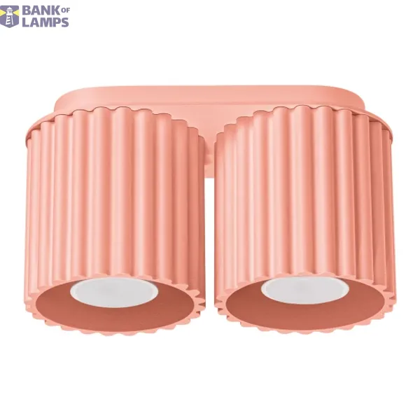 Ceiling lamp AURA 2 peach GU10 image 1