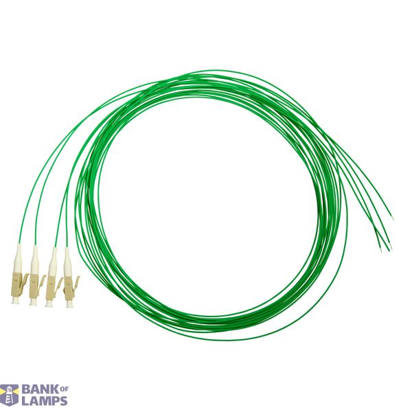 FO Pigtail LC, 50/125æm OM2, 2.0m, Easy Strip, green, 4pcs image 4