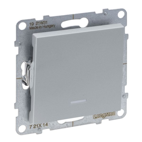 ONE-WAY SWITCH 16AX AUTOMATIC TERMINALS INDICATOR VERSION ALUMINIUM image 1