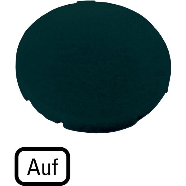 M22-XD-S-D3 Button plate, flat black, UP image 5