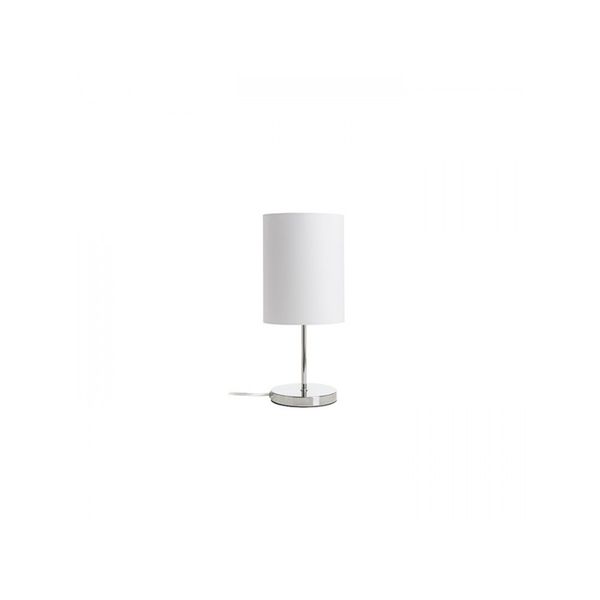 NYC/RON 15/20 table Polycotton white/chrome 230V LED E27 15W image 1