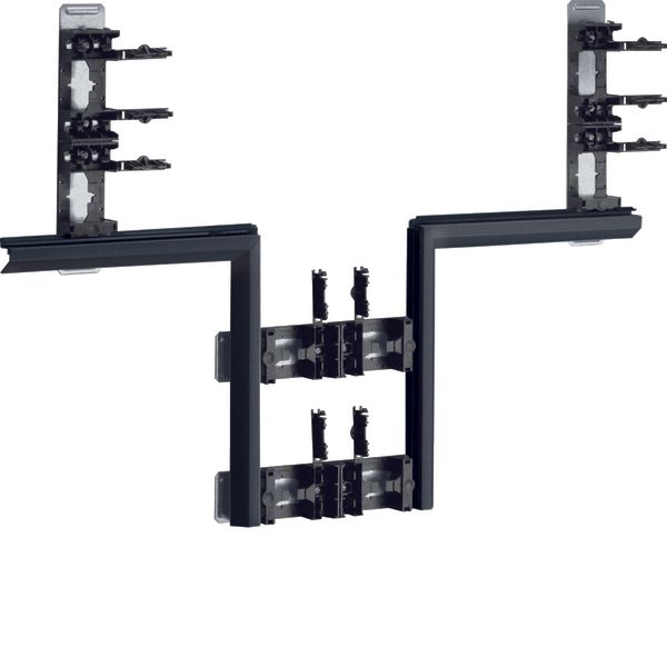 T-piece f. BKIS 12,5, steel, black image 1