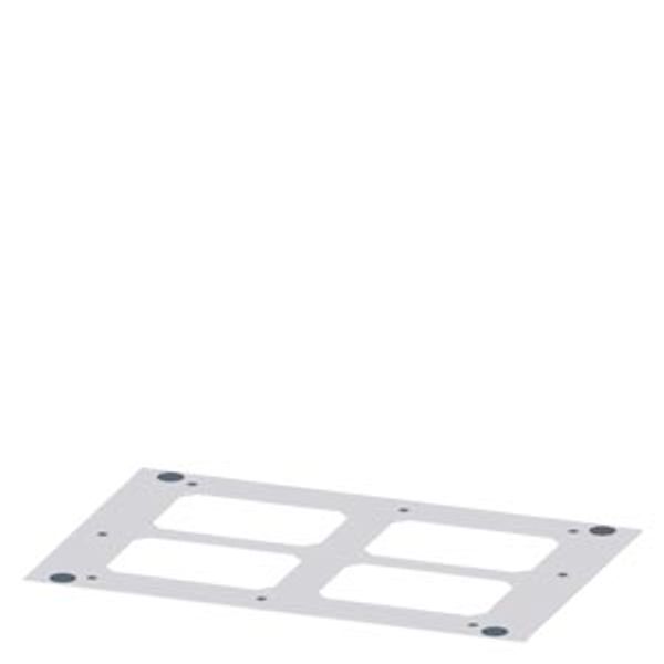 Roof plate for module inserts IP54, D: 400mm W: 600mm image 1