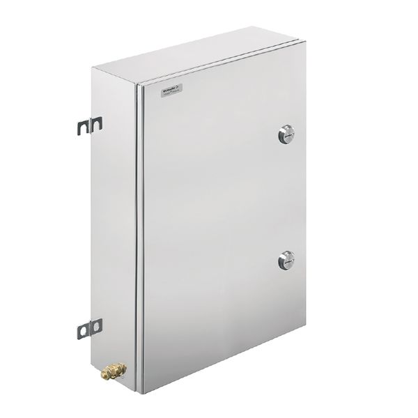 Klippon TB QL (Terminal Box - Quarter Lock), Empty enclosure, stainless steel enclosure, Height: 550 mm, Width: 350 mm, Depth: 150 mm, Material: Stainless steel 1.4404 (316L), electropolished, silver image 2