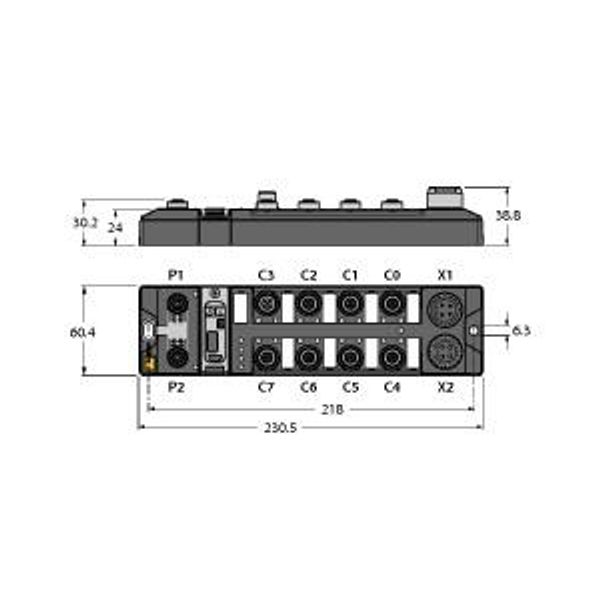 Compact PLC in IP67 CODESYS V3   TBEN-L4-PLC-10 image 1
