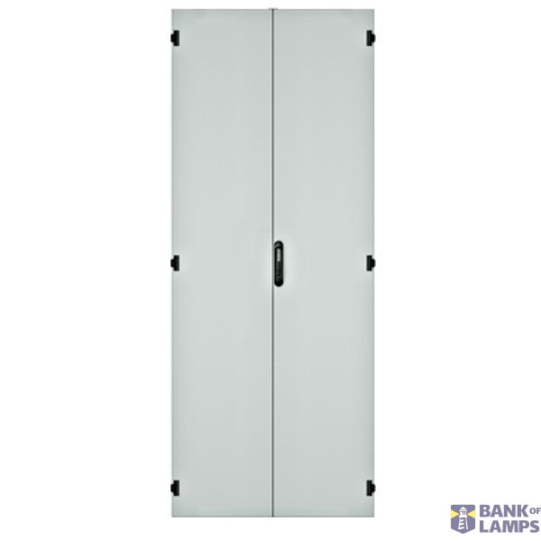 IS-1 split door closed 2-parts 80x220 RAL7035 lightgrey image 1