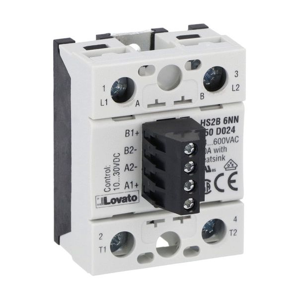 Hockey puck two-phase, 50A, 10…30VDC, screw terminals image 1