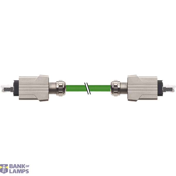 RJ45 Push Pull male 0°/RJ45 Push Pull male 0° AIDA PUR gn 40m image 1