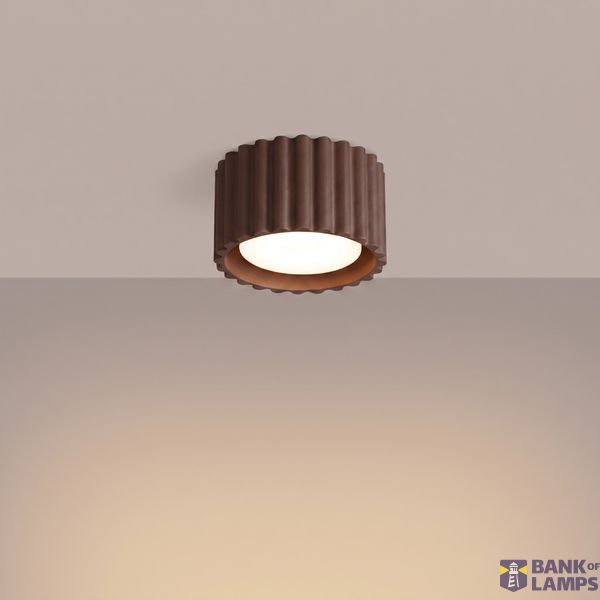 Ceiling lamp AURA 1 brown Gx53 image 2