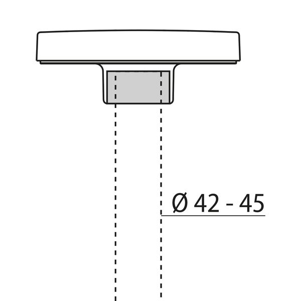 Pado Adapter 42/45mm Gray image 2