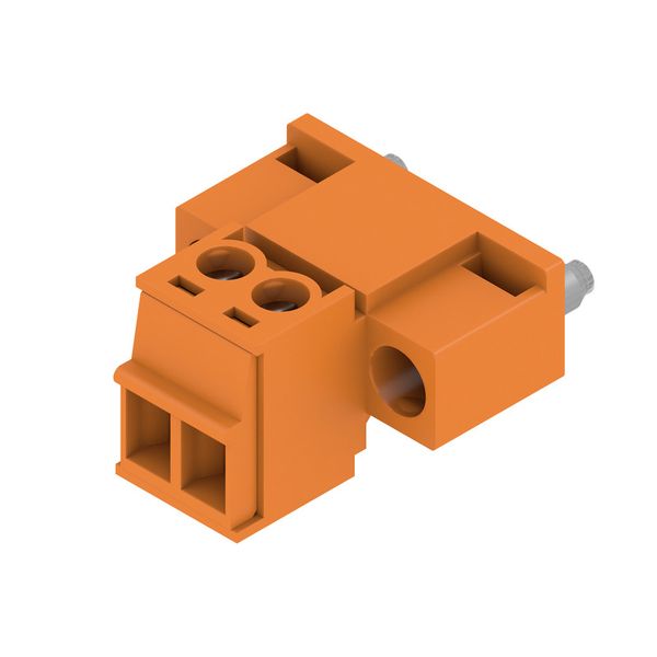 PCB plug-in connector, male plug, 3.81 mm, Number of poles: 2, 180°, Clamping yoke connection, Clamping range, max. : 1.5 mm², Box image 1