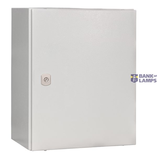 Wall-mounted enclosure 1 door IP65 H=500 W=400 D=260 mm image 1