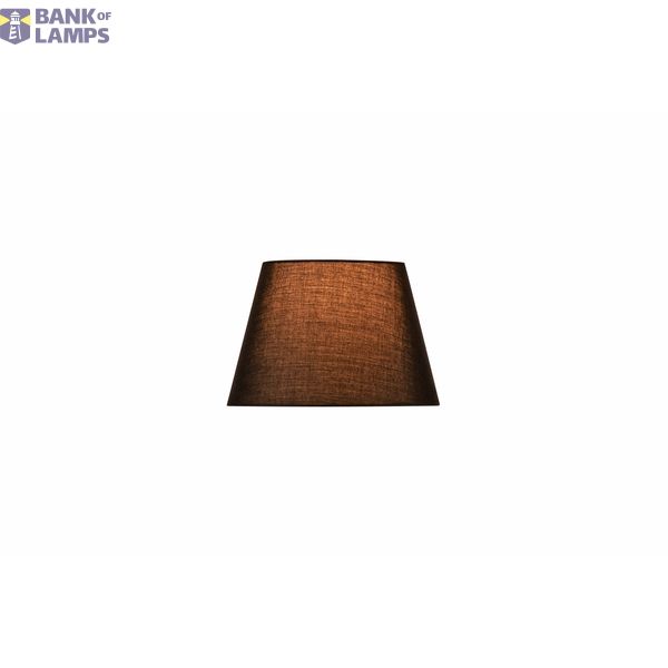 FENDA, lamp shade, conical, black, /H 30/20 cm image 1