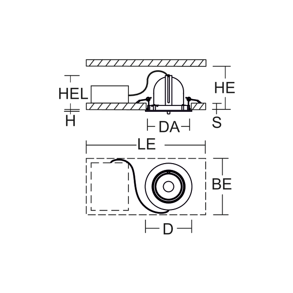 GOLAS maxi, 35 W, 4350 lm, 935, silver, on/off Recessed projectors, D  image 3