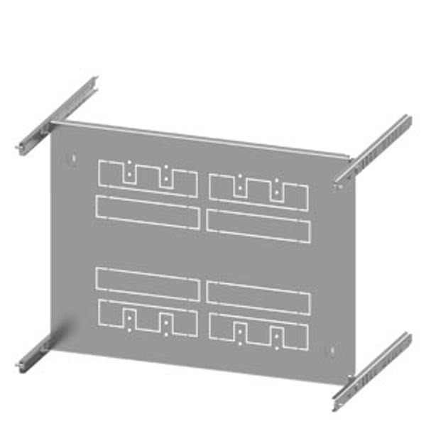 SIVACON S4 mounting plate 3VL5 up to 630A 3-pole  8PQ6000-3BA02 image 1