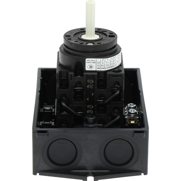 T0-4-11/I1 Multi-speed switches, T0, 20 A, surface mounting, 4 contact unit(s), Contacts: 8, 90 °, maintained, Without 0 (Off) position, 1-2, Design number 11 image 59