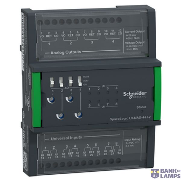 SpaceLogic Central I/O UI-8/AO-4-H-2 image 2