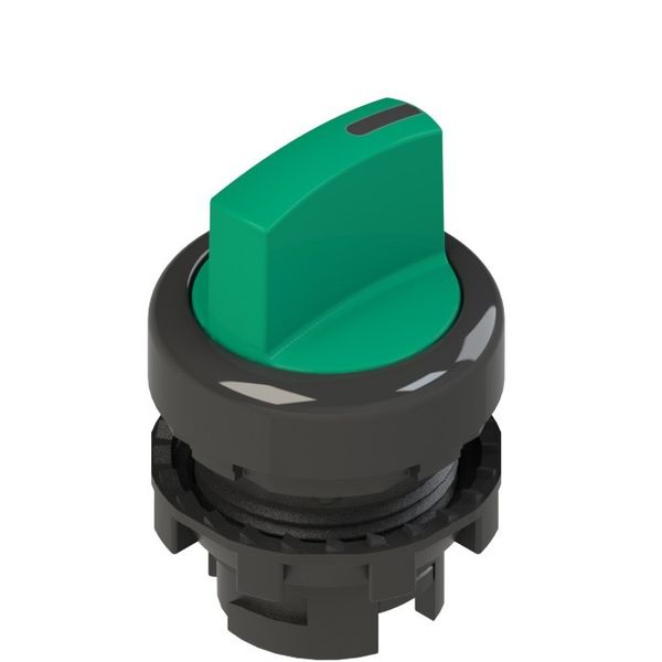 Short handle selector, 3 positions green with marking image 1